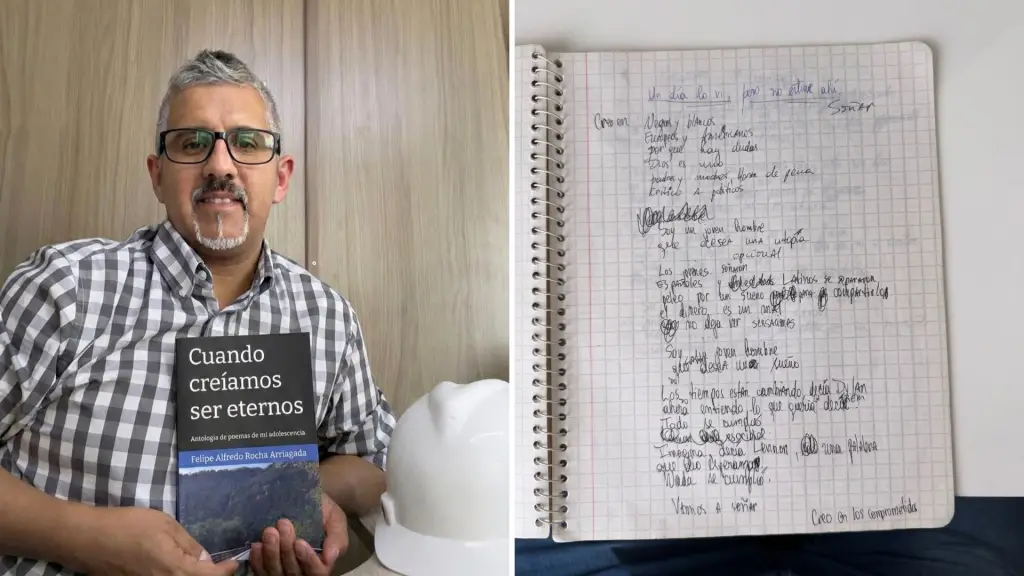 Entre planos y versos: Constructor civil angelino sorprende publicando poemario escrito durante su adolescencia, Diario La Tribuna