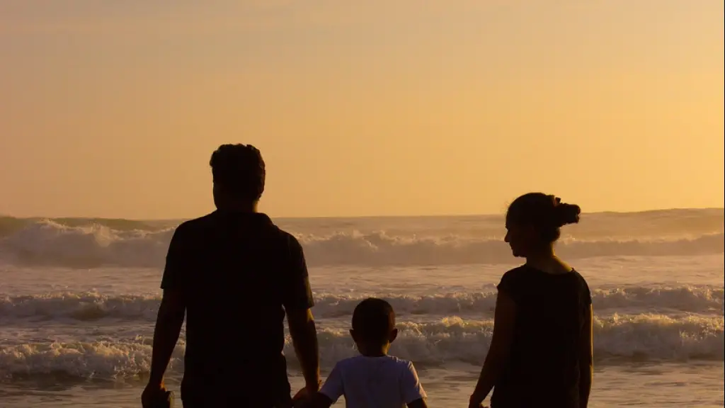 playa, naturaleza, familia, siluetas, amor, pareja, niño, silueta familiar, atardecer, india, kerala, oscuridad, crepúsculo, orilla, costa, vacaciones familiares, Pixabay