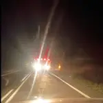 Un lesionado dejó una colisión entre un auto y una máquina cosechera en Santa Bárbara, SB Televisión