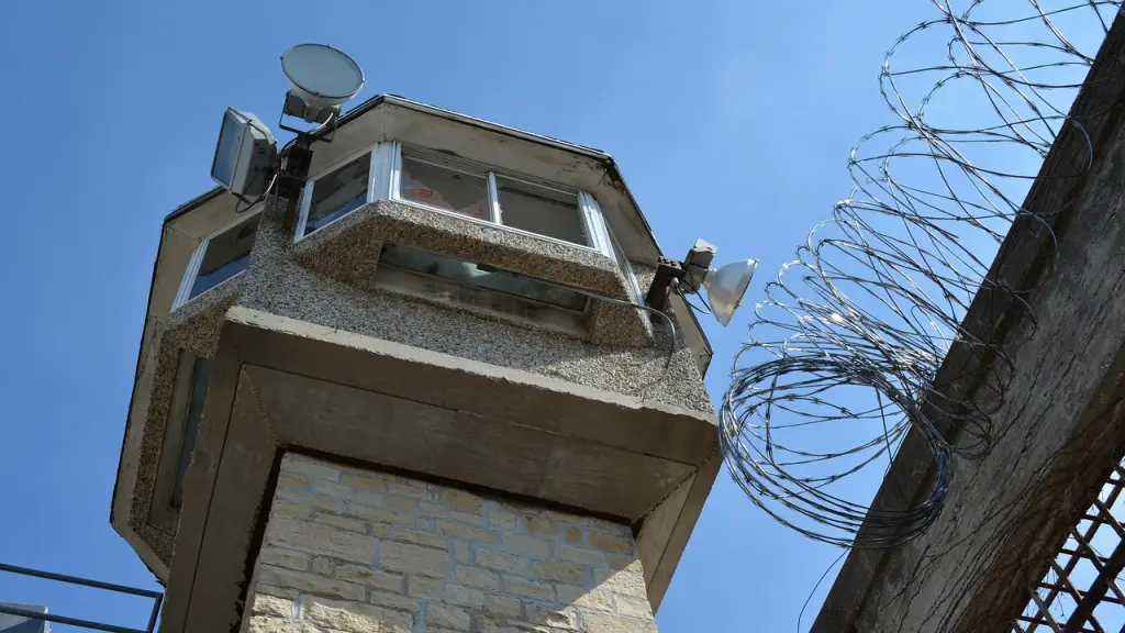 torre de guardia, prisión, celda, azul prisión, Pixabay