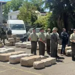 Cuatro detenidos y mas de 4 millones de dosis de drogas dejó operativo de Carabineros del O.S.7 en la capital, Cedida