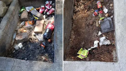 Visitantes denuncian acumulación de basura en parque recreativo de Yumbel