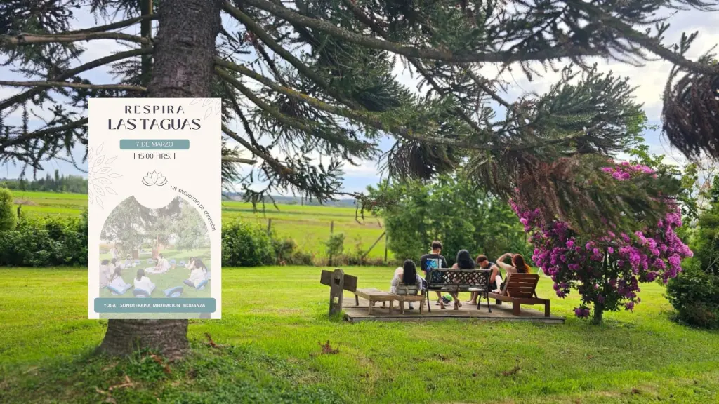 La actividad se realizará el sábado 7 de marzo en el Refugio Las Taguas y contará con una programación que contempla yoga, meditación y sonoterapia., Cedida
