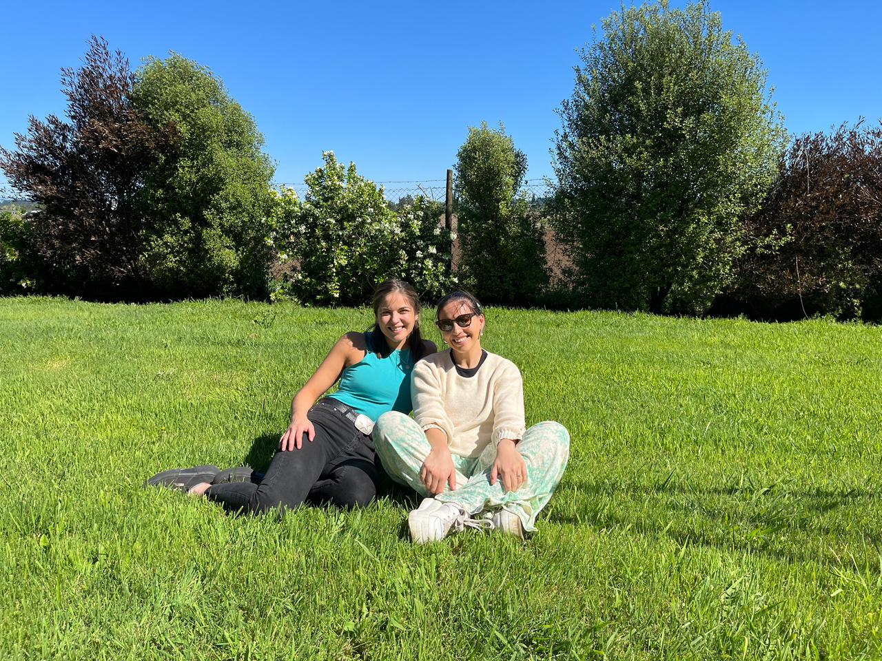 Las hermanas Valentina y Consuelo Leiva Weisser, organizadoras del encuentro, impulsan la actividad desde su experiencia profesional en el ámbito de la salud. / Cedida
