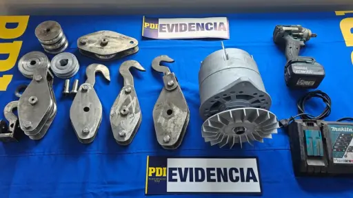 Recuperan herramientas robadas desde taller de tornería en Lebu