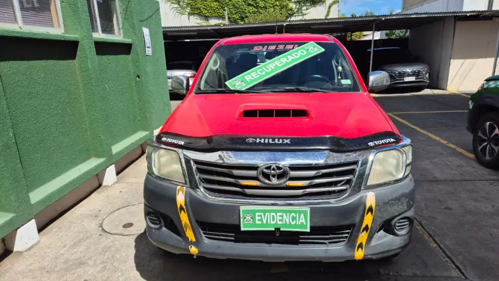 Camioneta mantenía encargo vigente por delito de estafa, Cedida