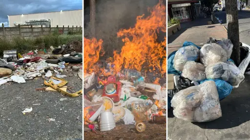 Incendios reactivan preocupación de autoridades por microbasurales en el radio urbano de Los Ángeles