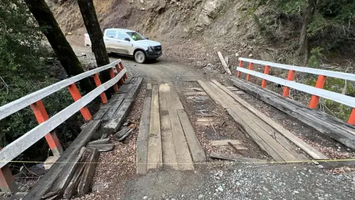 Trabajos de reparación en puente del camino Rahueco podrían generar cortes de tránsito en Alto Biobío