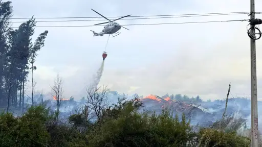 Dos incendios forestales consumen 5,3 hectáreas en Nacimiento