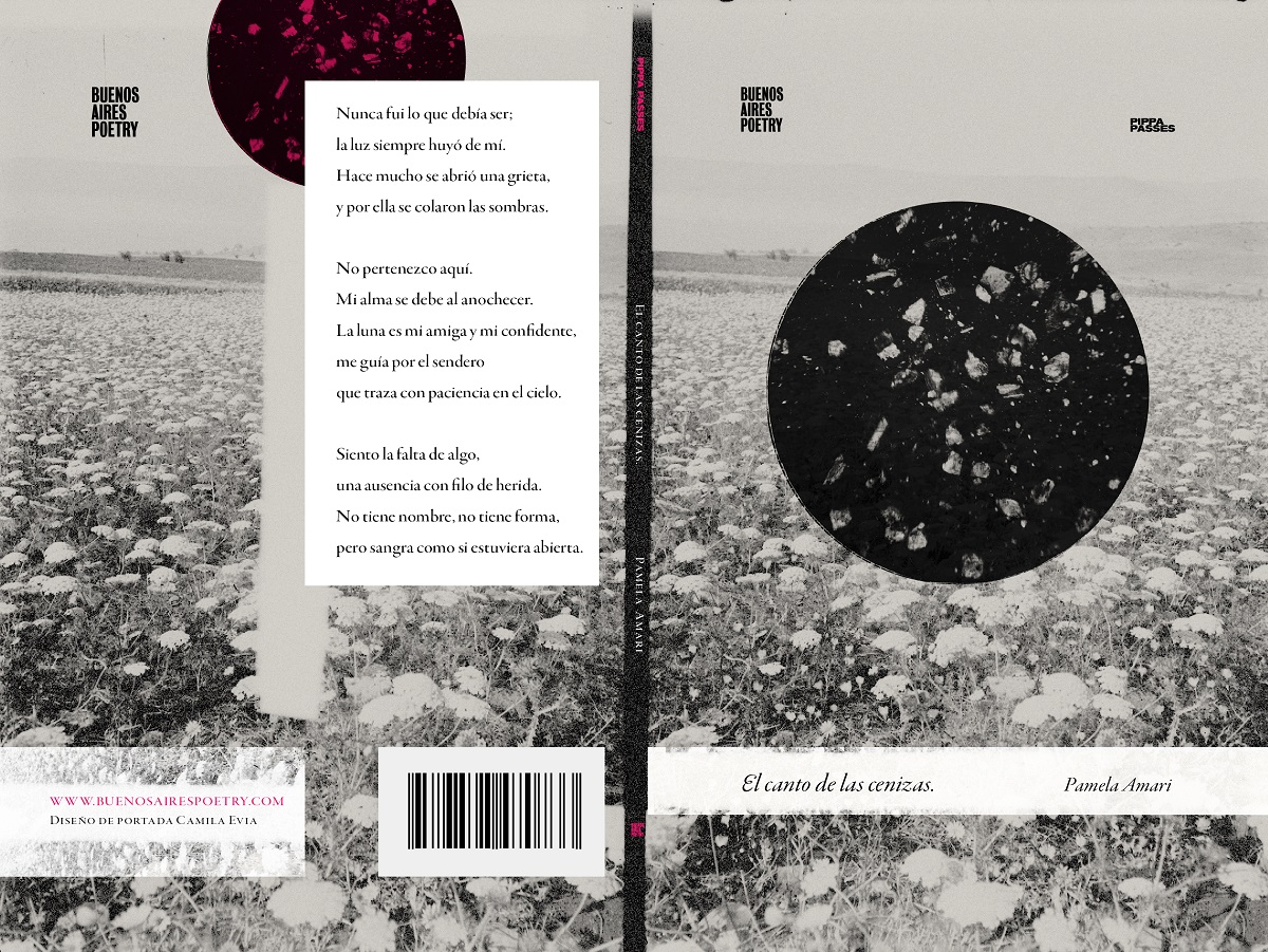 El canto de las cenizas, portada y contraportada / Cedida