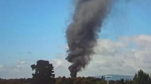 Incendio afectó a galpón de conocido centro de eventos de Negrete