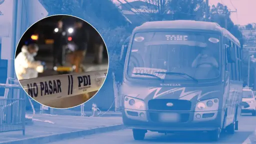 Conductor de locomoción colectiva muere tras ser apuñalado por su hijo de 15 años en plaza de Tomé