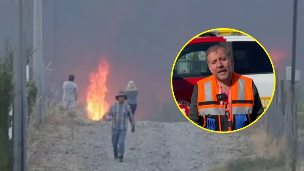 Marcelo Salas, encargado comunal de Emergencias, llamó a reportar cualquier señal de humo ante el riesgo de incendios., Municipalidad de Los Ángeles