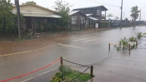Preocupación en Villa San Francisco por funcionamiento del sistema de evacuación de aguas lluvias