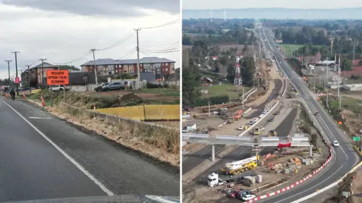 Ruta Nahuelbuta: inician obras del acceso urbano a Los Ángeles con ejecución por etapas hasta 2027