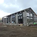 Vista general del nuevo Complejo Fronterizo Pichachén en la cordillera de la comuna de Antuco., Delegación Presidencial Provincial Biobío