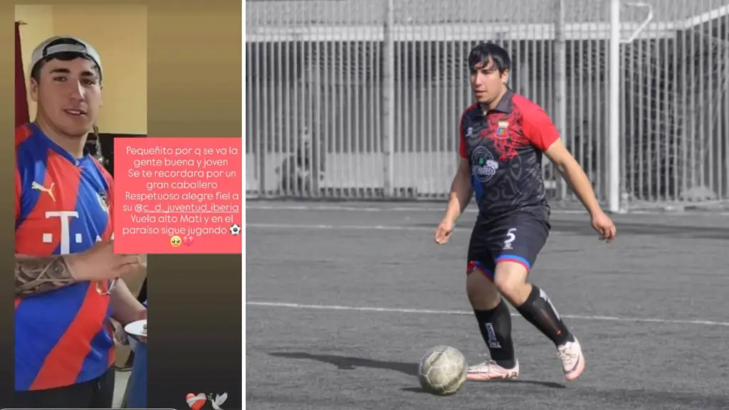 El Club Deportivo Juventud Iberia fue una de las organizaciones que confirmó públicamente el fallecimiento de Matías Uribe a través de sus canales institucionales., Redes sociales