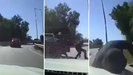 Conductor atropelló a asaltante para escapar de violenta encerrona en Quilicura