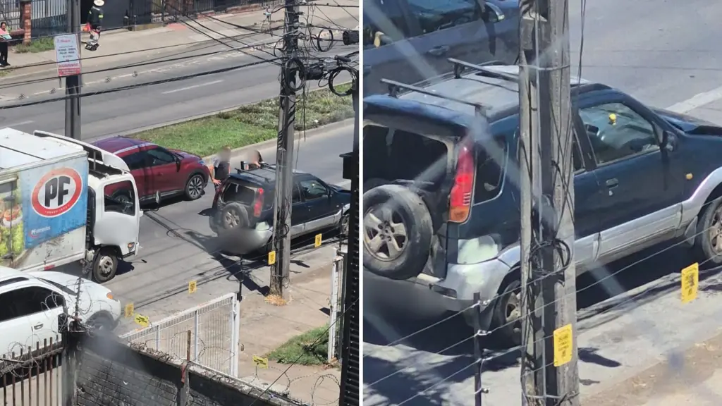 Jeep colisionó contra un camión repartidor en Los Ángeles, Diario La Tribuna
