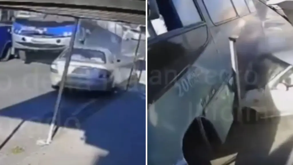 Microbús terminó sobre un auto tras intento de adelantamiento en San Pedro de la Paz, Diario La Tribuna