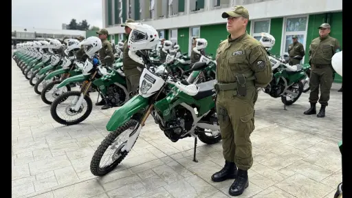 Nacimiento recibe dos motocicletas de Carabineros en reparto de 75 unidades en el Biobío
