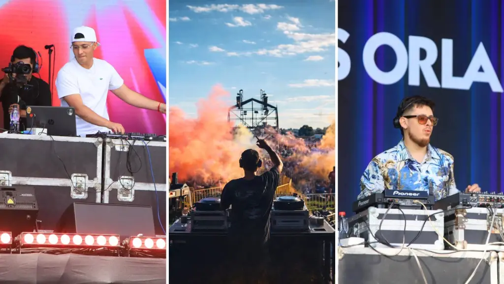 DJ locales fueron parte de la programación del sábado en el Estadio Municipal, ante un público que llegó desde temprano a la jornada musical., Cedidas