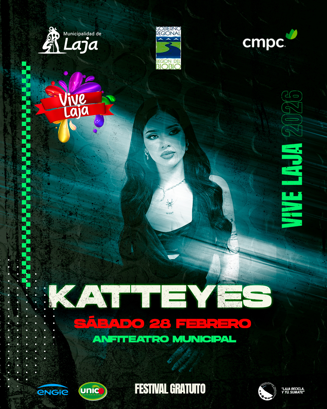 Katteyes Vive Laja 2026 / Municipalidad de Laja