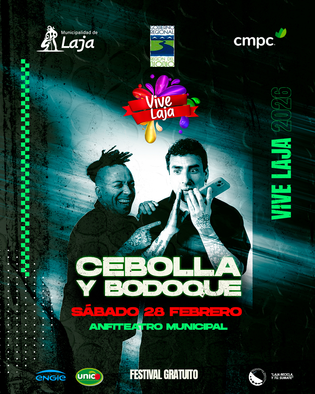 Cebolla y Bodoque Vive Laja 2026 / Municipalidad de Laja