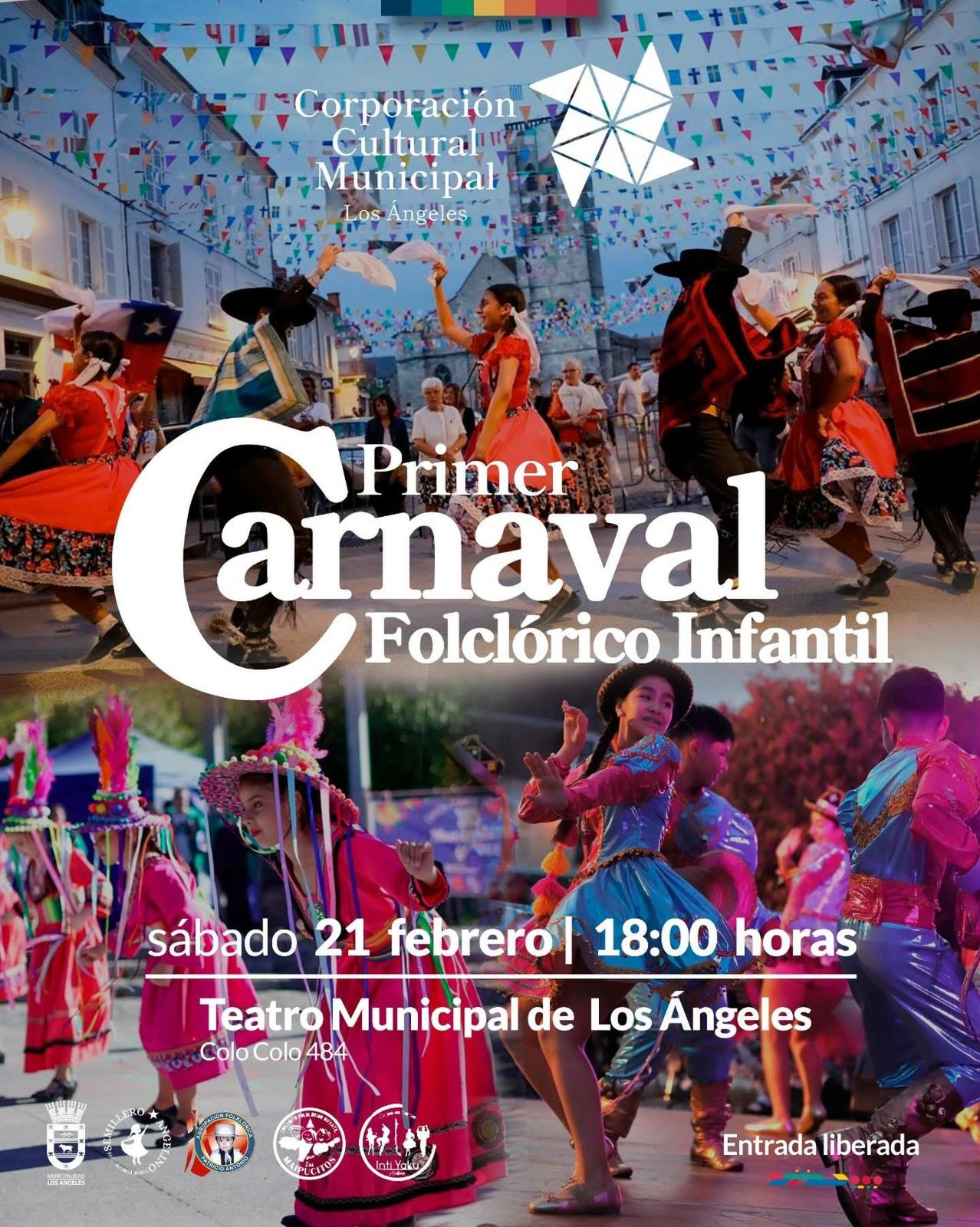 La actividad está programada para este sábado 21 de febrero a las 18:00 horas en el Teatro Municipal de Los Ángeles, con acceso liberado. / Corporación Cultural Municipal de Los Ángeles