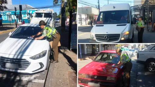 Realizan jornada de educación vial en el centro de Los Ángeles