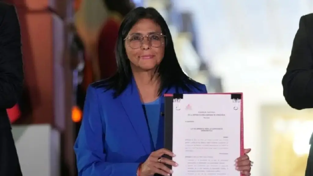 La presidenta encargada, Delcy Rodríguez, promulgó la ley tras su aprobación en el Parlamento y pidió celeridad a esta comisión, Contexto