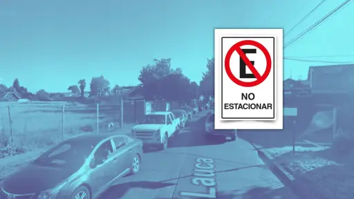 Prohíben estacionar en calle Lauca por obras en Costanera Quilque Norte en Los Ángeles