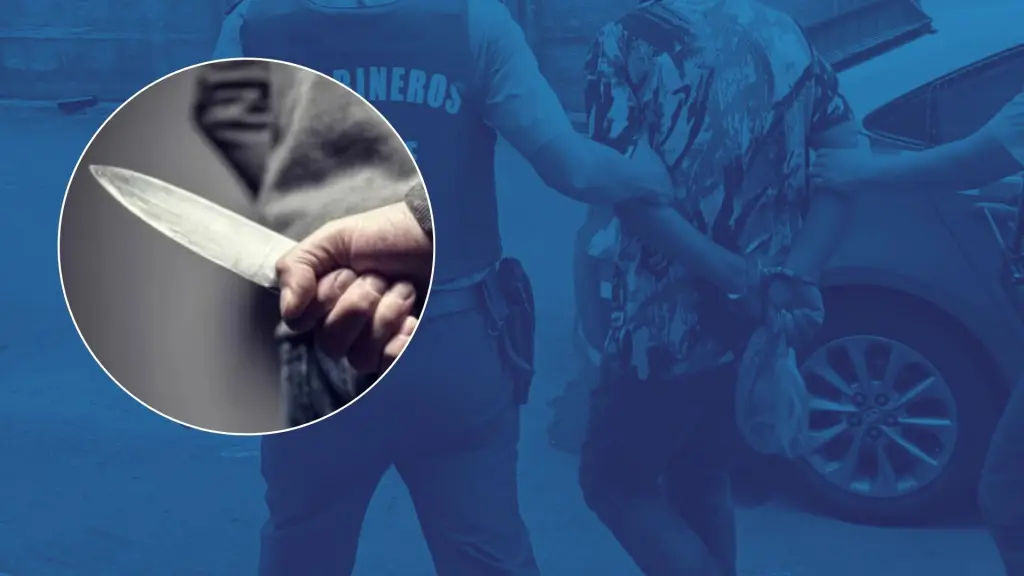 Sorprenden a sujeto con arma blanca y municiones en cancha de Nacimiento, La Tribuna