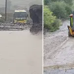 Lluvias provocaron desprendimientos, aluvión e inundación de vivienda en Alto Biobío, Municipalidad de Alto Biobío