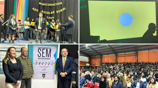 Inauguran año escolar rural 2026 y sala multisensorial en Liceo Santa Fe de Los Ángeles