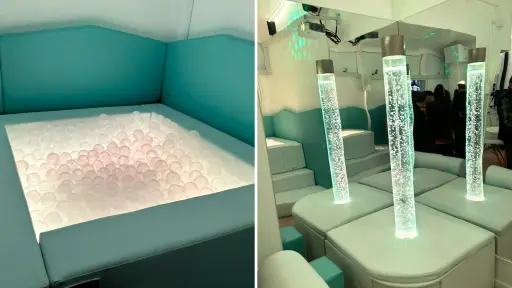 Sala multisensorial con luces, burbujas, aromas y recursos interactivos ya funciona en Liceo Santa Fe