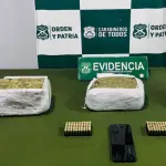 Droga incautada en control carretero a la altura de Cabrero, Carabineros de Chile