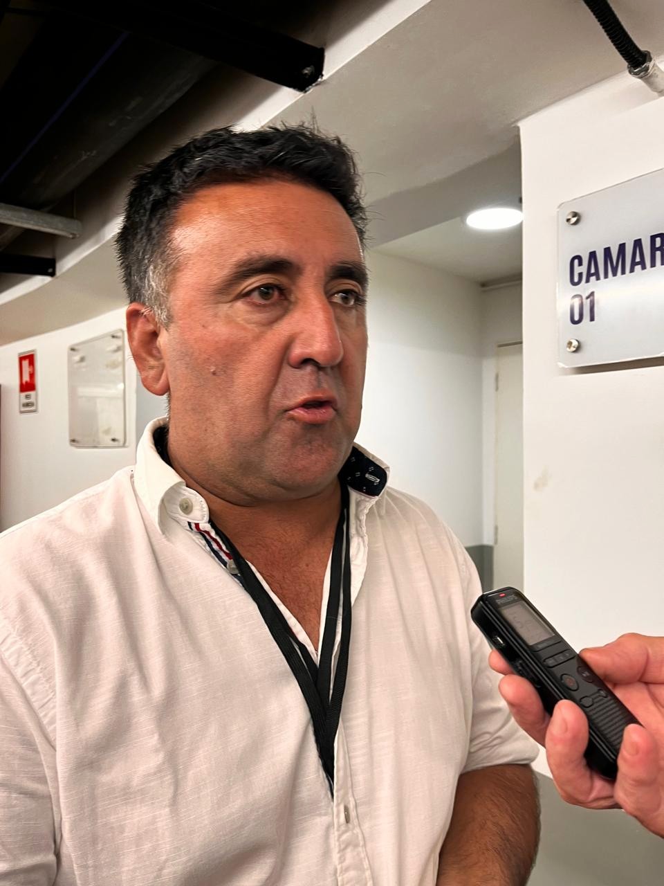 El presidente de Comunal Cabrero, Alfonso Bustamante en dialogo con Tribuna Deportiva / La Tribuna