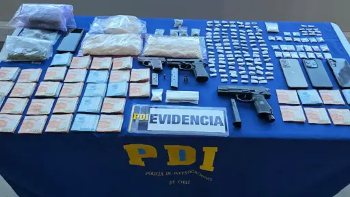 Operación Valle: nueve detenidos por microtráfico y armas tras operativo de la PDI