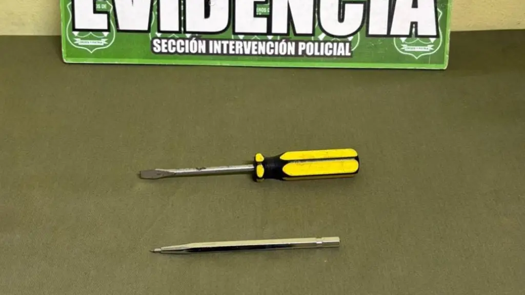 Carabineros incautó especies conocidas para cometer delitos, Cedida