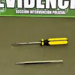 Carabineros incautó especies conocidas para cometer delitos, Cedida