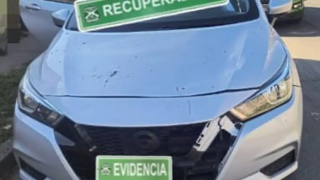 Vehículo en el que se movilizaba el antisocial. / Cedida