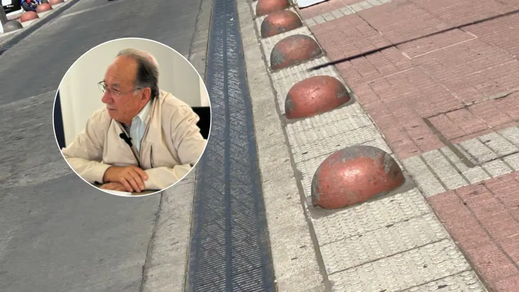  Alcalde de Los Ángeles proyecta el retiro de esferas de cemento en el centro de Los Ángeles, Diario La Tribuna