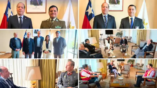 Delegado presidencial provincial encabeza reuniones sobre seguridad, emergencias y desarrollo productivo