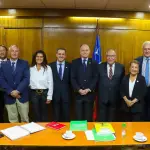 Foto de la reunión entre el gremio y la autoridad ministerial.
