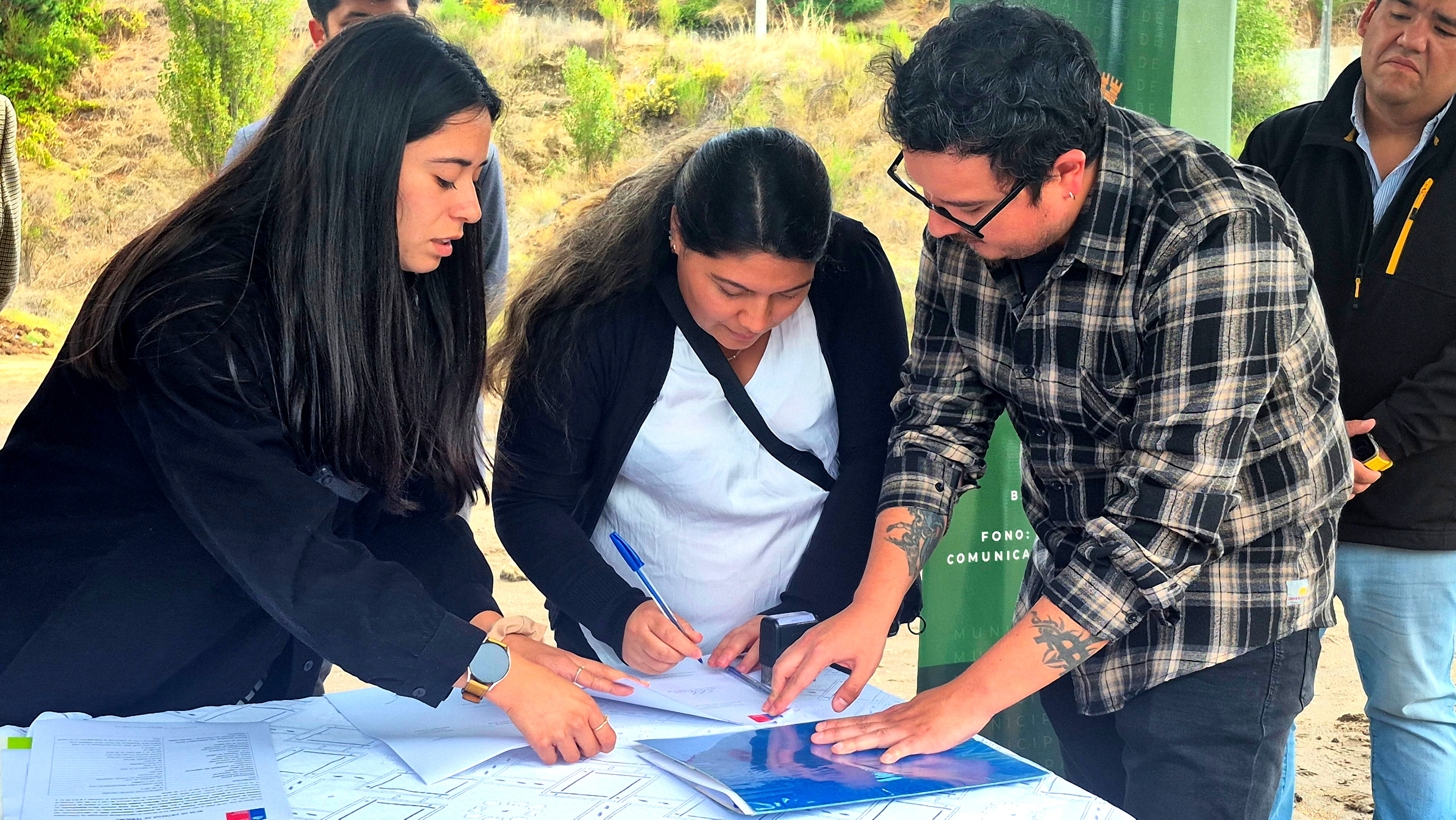 El proyecto contempla la construcción de 160 departamentos, distribuidos en 8 edificios, con viviendas de entre 58 y 59 metros cuadrados. / Municipalidad de Laja