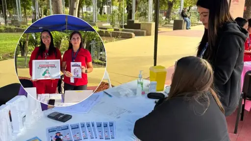 Operativo ofrece vacunación contra la influenza y exámenes preventivos en la Plaza de Armas de Los Ángeles