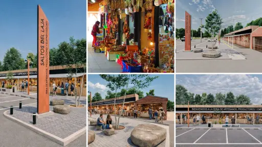 Renovación del acceso a Saltos del Laja busca potenciar turismo y comercio local