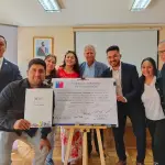 La entrega del documento se realizó en una actividad en la que participaron autoridades regionales, parlamentarias y la directiva de la institución deportiva., Seremi de Bienes Nacionales del Biobío