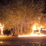 Atentado incendiario afectó a 4 maquinarias en Teodoro Schmidt, referencial